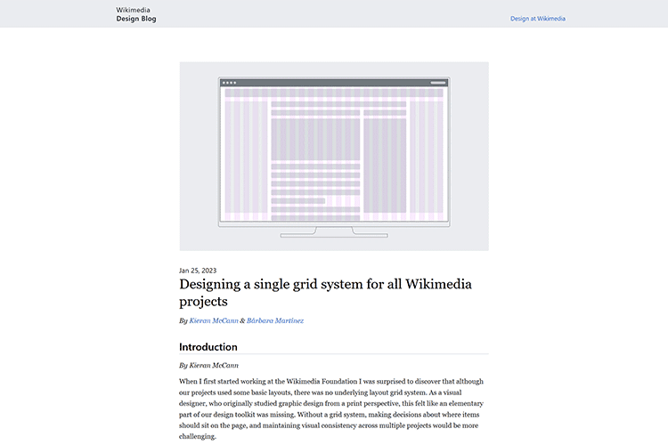 Designing a single grid system for all Wikimedia projects