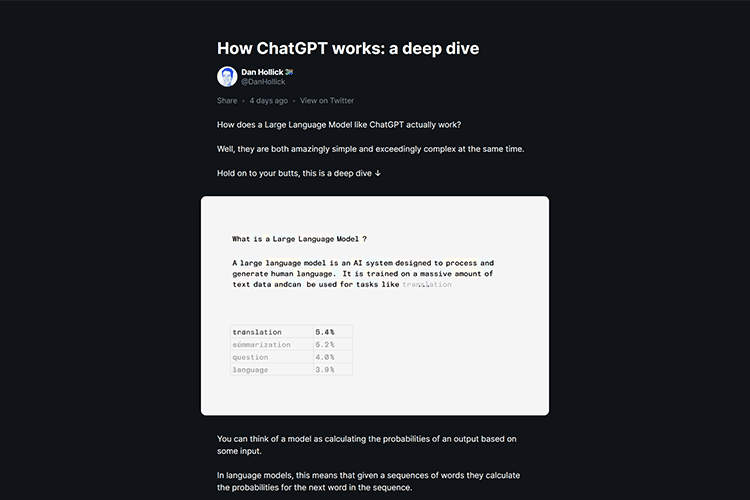 How ChatGPT works: a deep dive