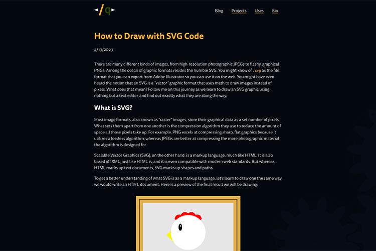 How to Draw with SVG Code