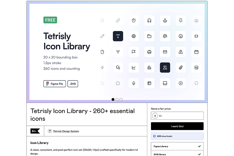 Tetrisly Icon Library