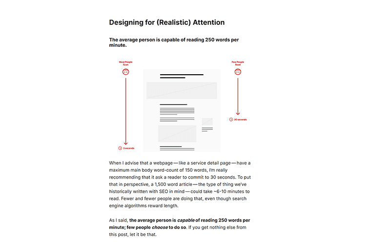 Designing for (Realistic) Attention