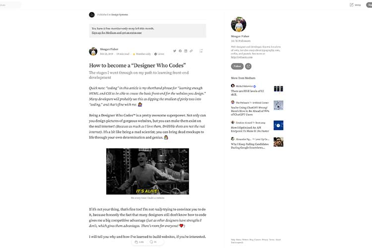 How to become a “Designer Who Codes”