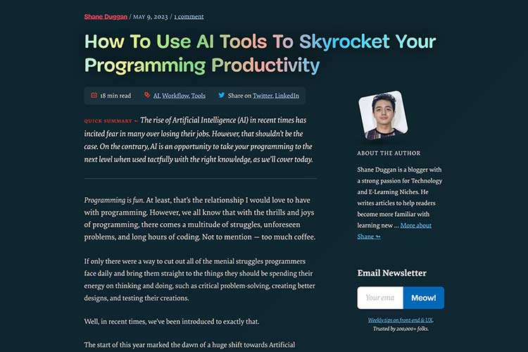 How To Use AI Tools To Skyrocket Your Programming Productivity