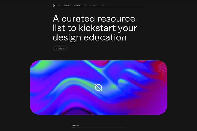 A curated resource list to kickstart your design education