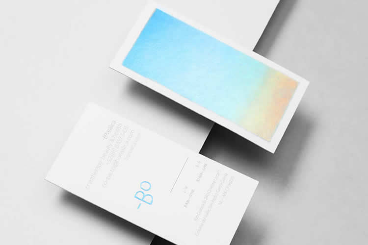 10 Beautiful Business Cards with Holographic Effects for Inspiration