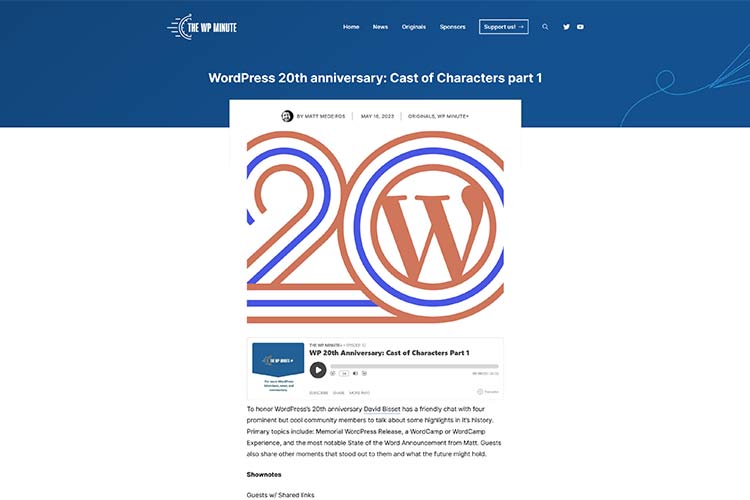 WordPress 20th anniversary: Cast of Characters part 1