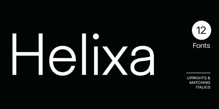 Helixa Clean Modern Sans-Serif Gaming Font Video Games