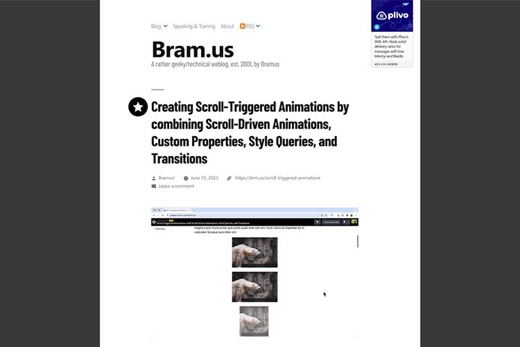 Creating Scroll-Triggered Animations