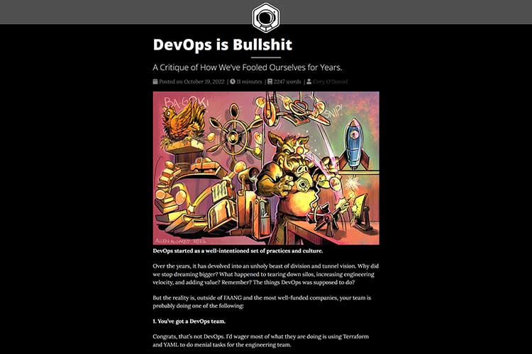 DevOps is Bullsht