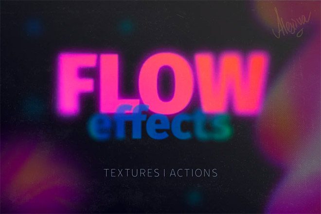 Glow Blur Effect Action And Textures