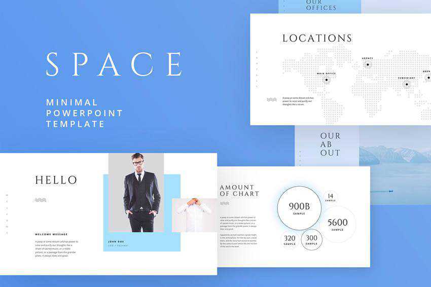 Space - free keynote presentation template