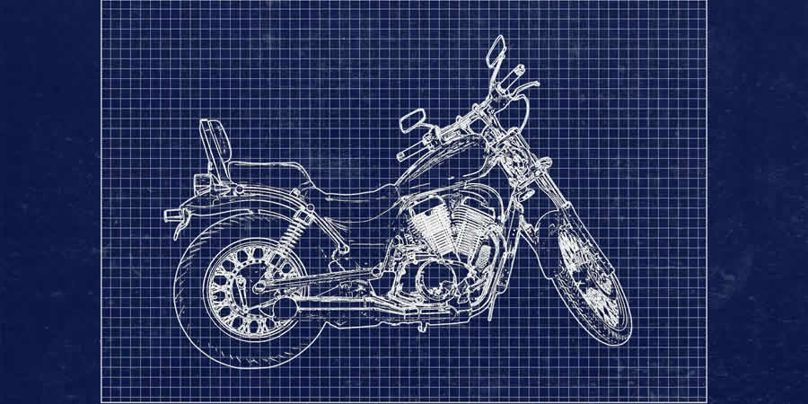 Fake Blueprint Photoshop Action Set