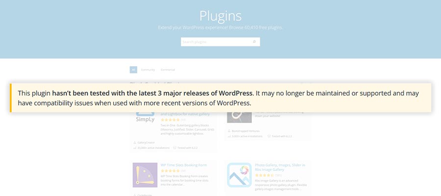 Some WordPress plugins become abandoned by their author