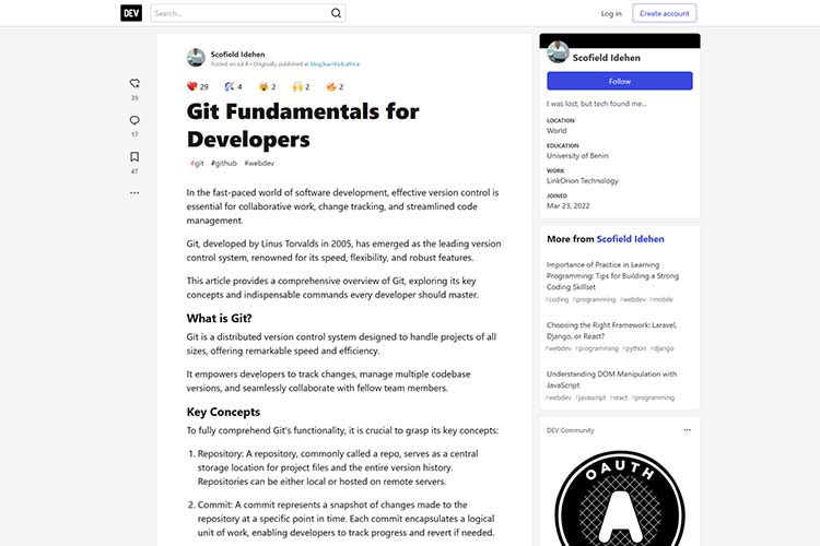 Git Fundamentals for Developers