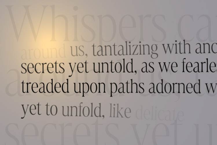 Inspiration for Text Block Transitions