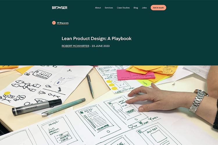 Lean Product Design: A Playbook