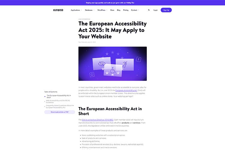 The European Accessibility Act 2025: It May Apply to Your Website
