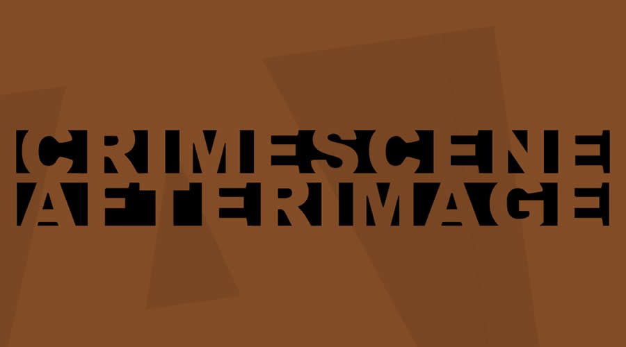 Crimescene Afterimage Free Font