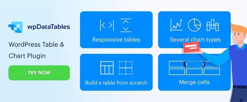 wpDataTables - Tables & Charts WordPress Table Plugin