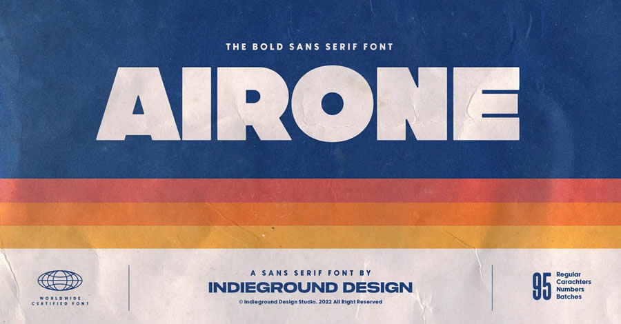Airone Extra-Bold Sans-Serif Font Free Font Creatives Designers