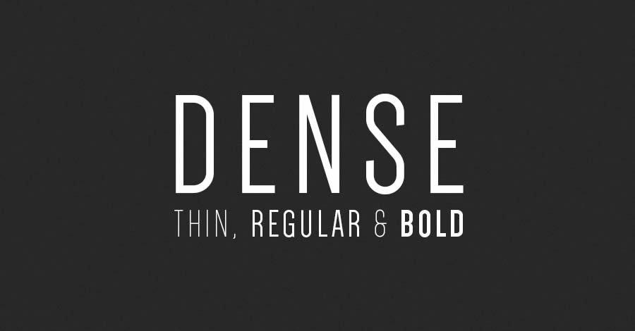 Sans Serif Free Font Designers Creatives Dense Sans Serif