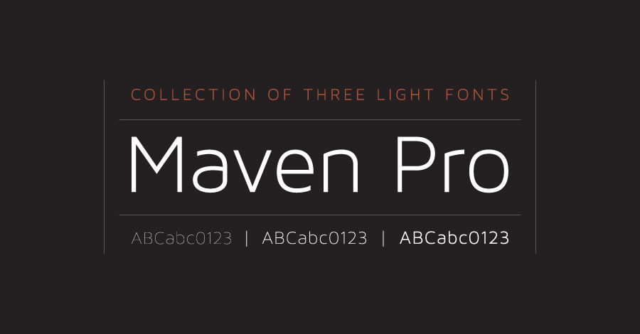 Sans Serif Free Font Designers Creatives Maven Modern