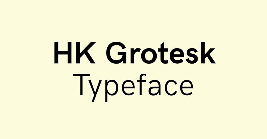 Sans Serif Free Font Designers Creatives HK Grotesk Sans Serif
