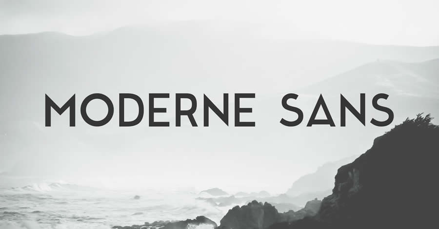 Sans Serif Free Font Designers Creatives Moderne Sans