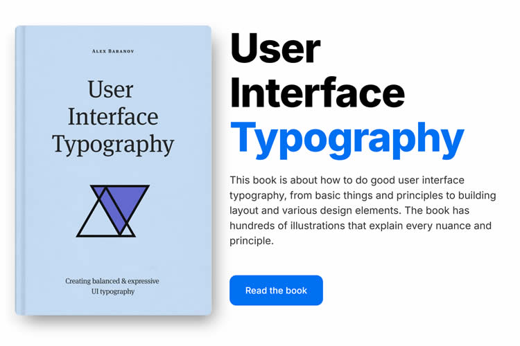 User Interface Typography