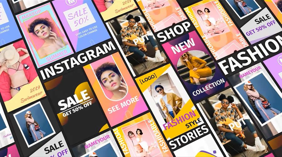 Fashion After Effects Video Instagram Story Template Social Media