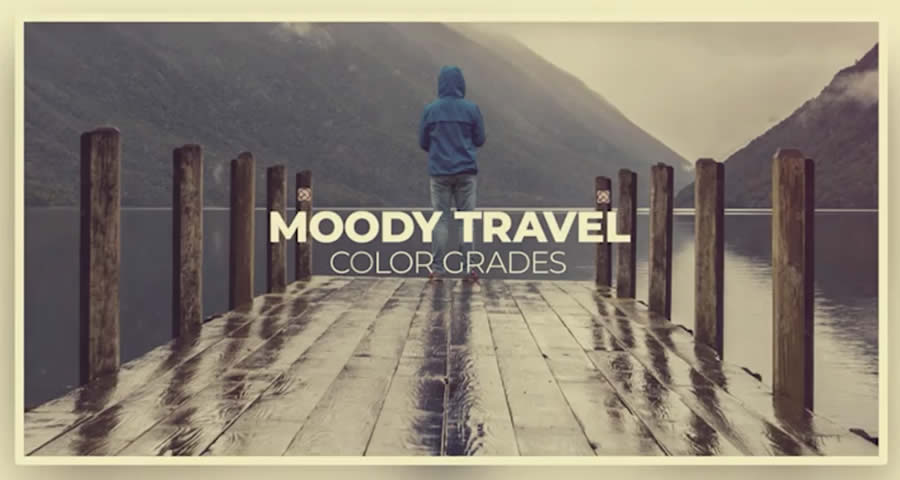 Moody Travel DaVinci Resolve LUTs Look-Up Tables
