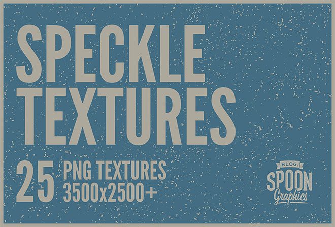 25 Heavy to Light PNG Speckle Textures