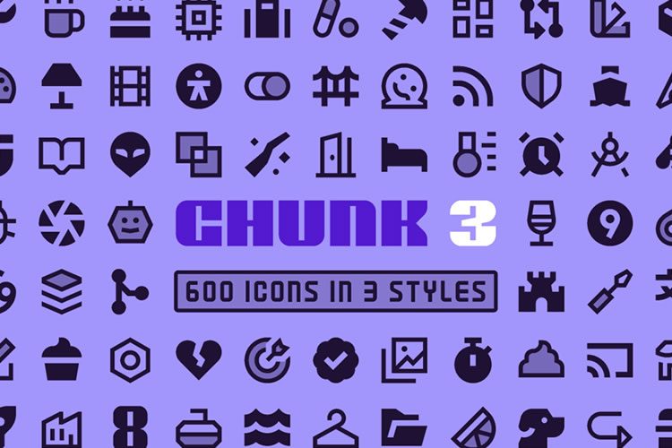 Chunk Free Icons for Figma