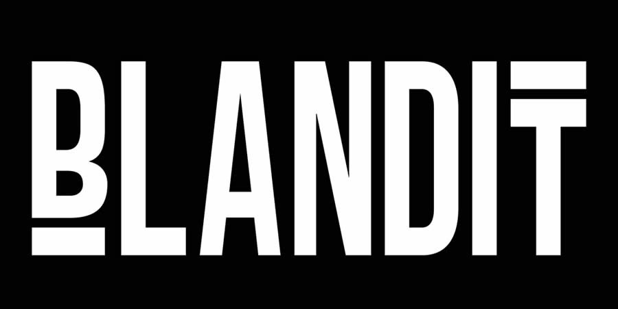 Blandit Display Logo Font