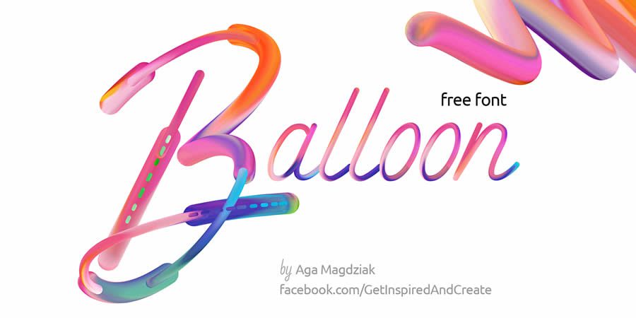 Balloon Display Font Free