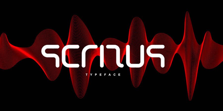 Scritus Futuristic Display Font Free