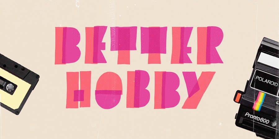 Better Hobby Layered Display Font Free