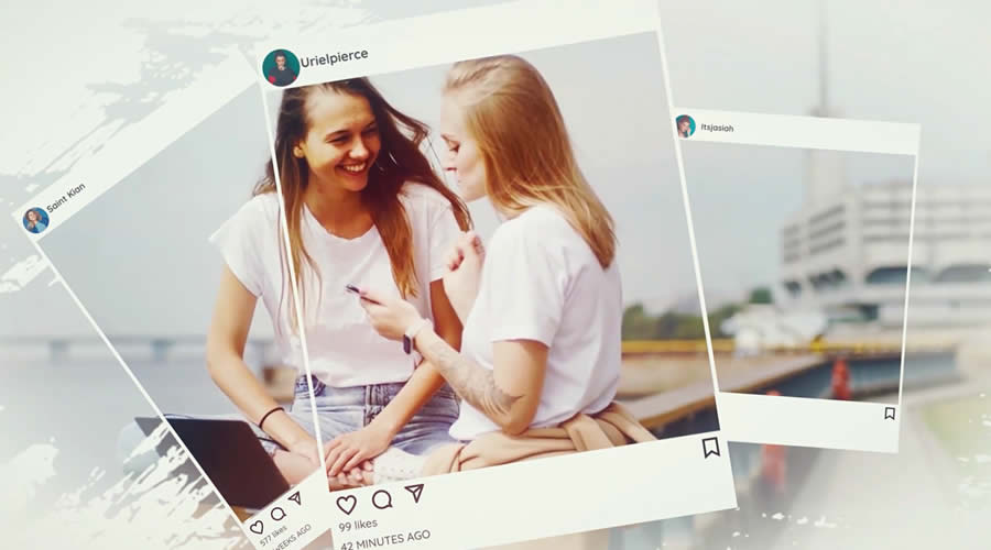 Instagram Slideshow Template for Premiere Pro