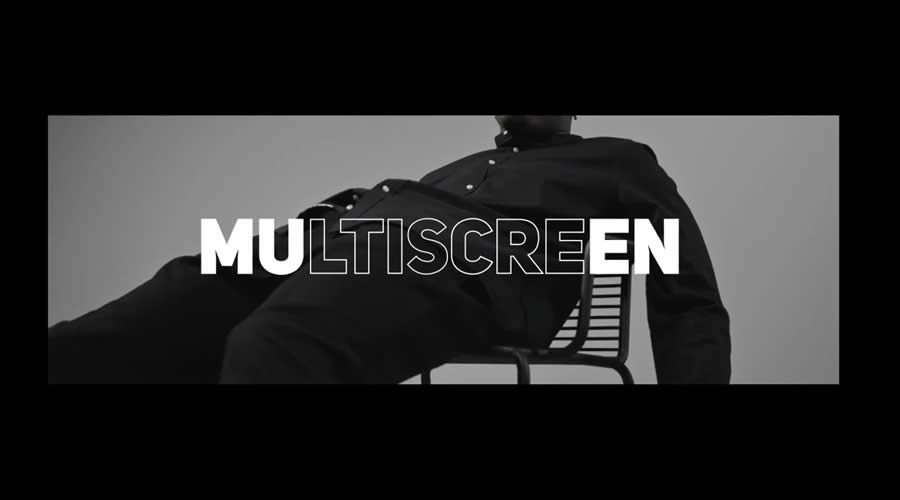 Minimal Multiscreen Slideshow for Premiere Pro