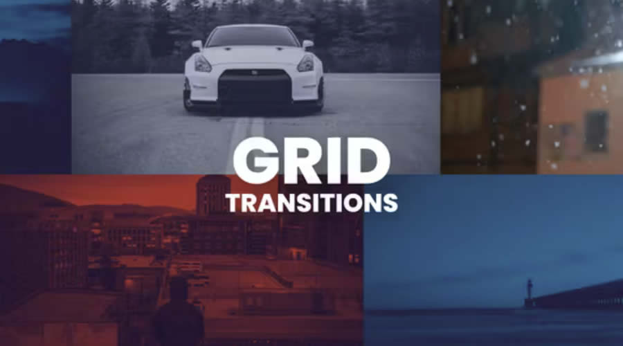 Grid Transitions Pack for Premiere Pro