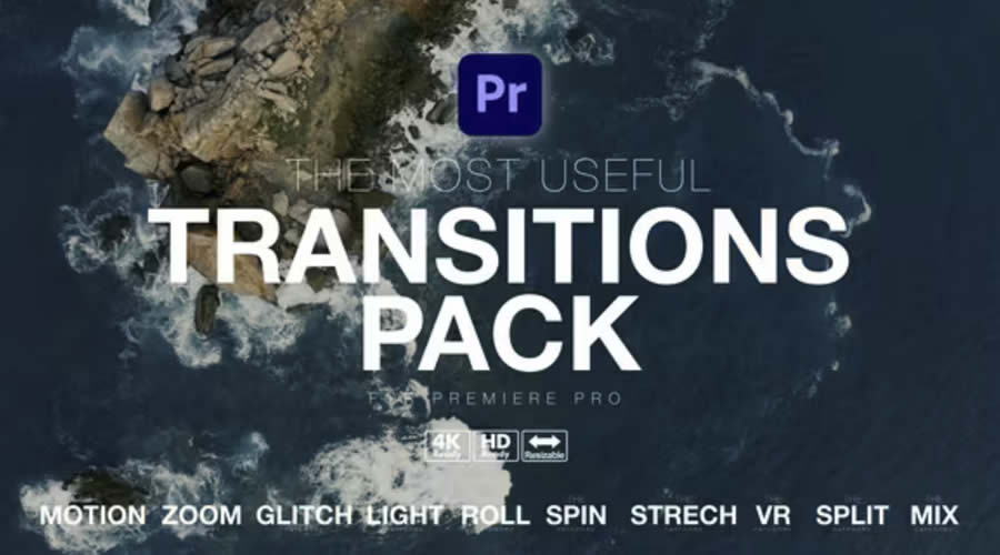 300+ Transitions Pack for Premiere Pro