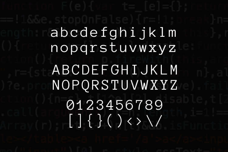 Monospaced Fonts for Coding