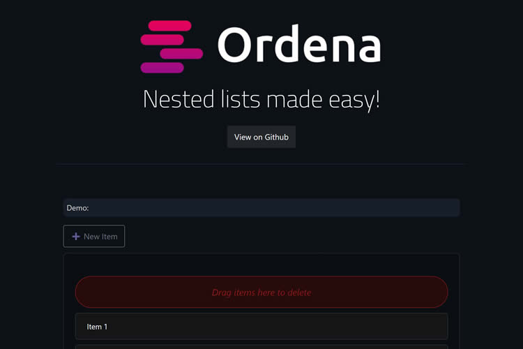 Ordena.js: Nested Lists Made Easy