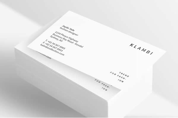 Minimal InDesign Business Card Template INDD