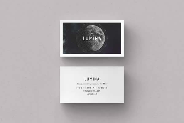 Lumina InDesign Business Card Template INDD