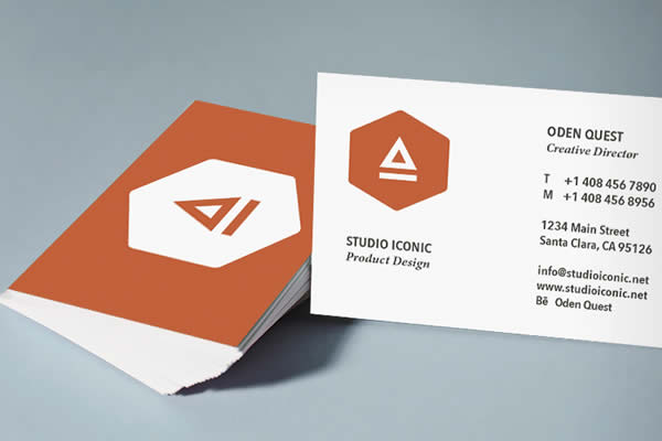 Modern InDesign Business Card Template INDD