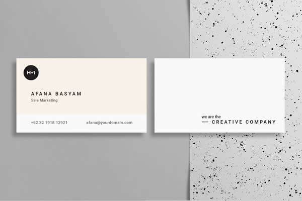 Uppercase InDesign Business Card Template INDD