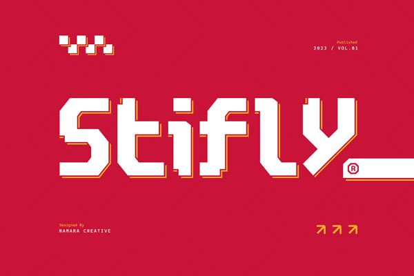 Stifly Modern Futuristic Display Font Free