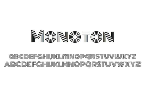 Monoton Futuristic Font Free