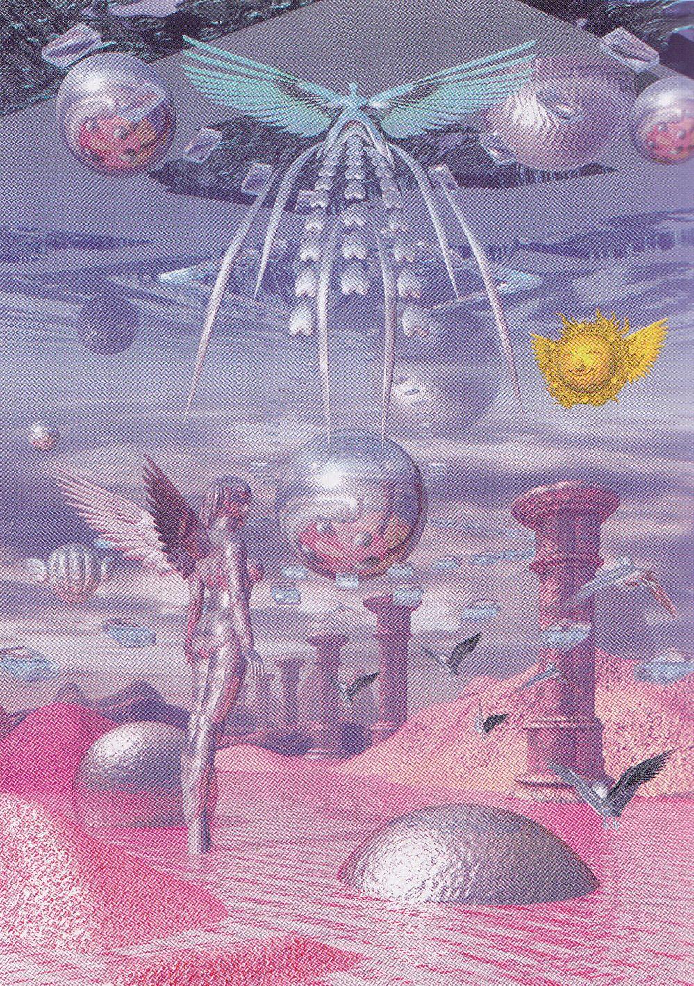Vibrant illustration showcasing the Y2K aesthetic with colorful patterns and nostalgic elements from the early 2000s.